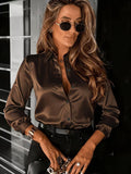 Long-Sleeve Lapel Shirt