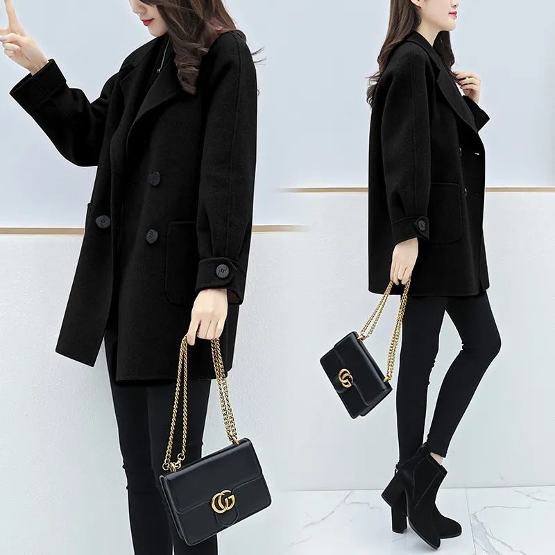 Mid Length Wool Coat