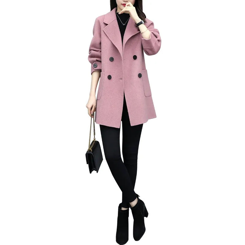 Mid Length Wool Coat