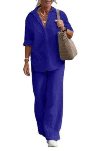 Casual Solid-Colored Pants