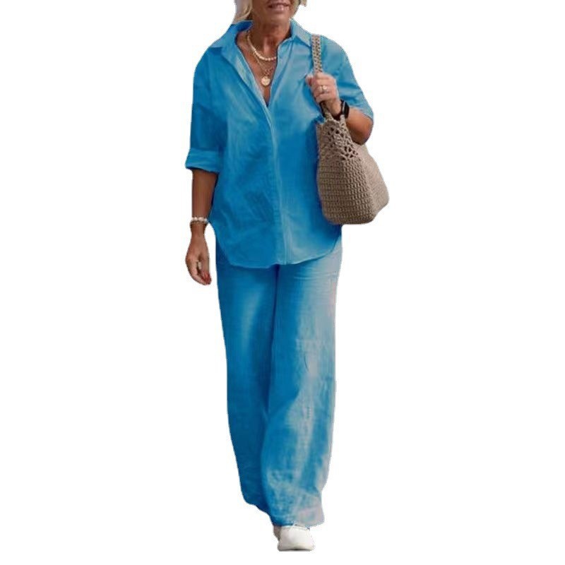 Casual Solid-Colored Pants