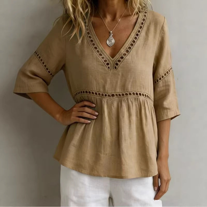 Casual Fringed Top