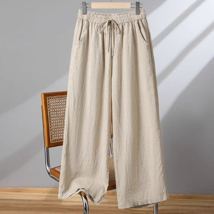 Straight-leg Casual Pants