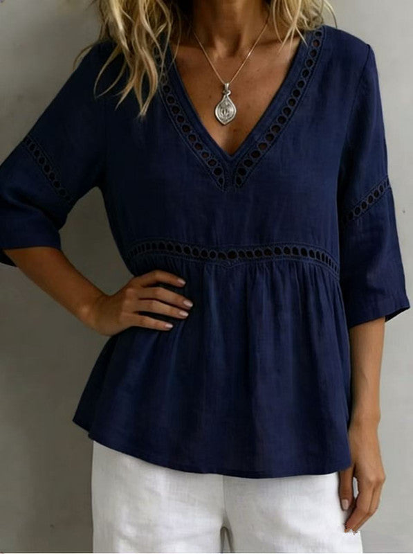 Casual Fringed Top