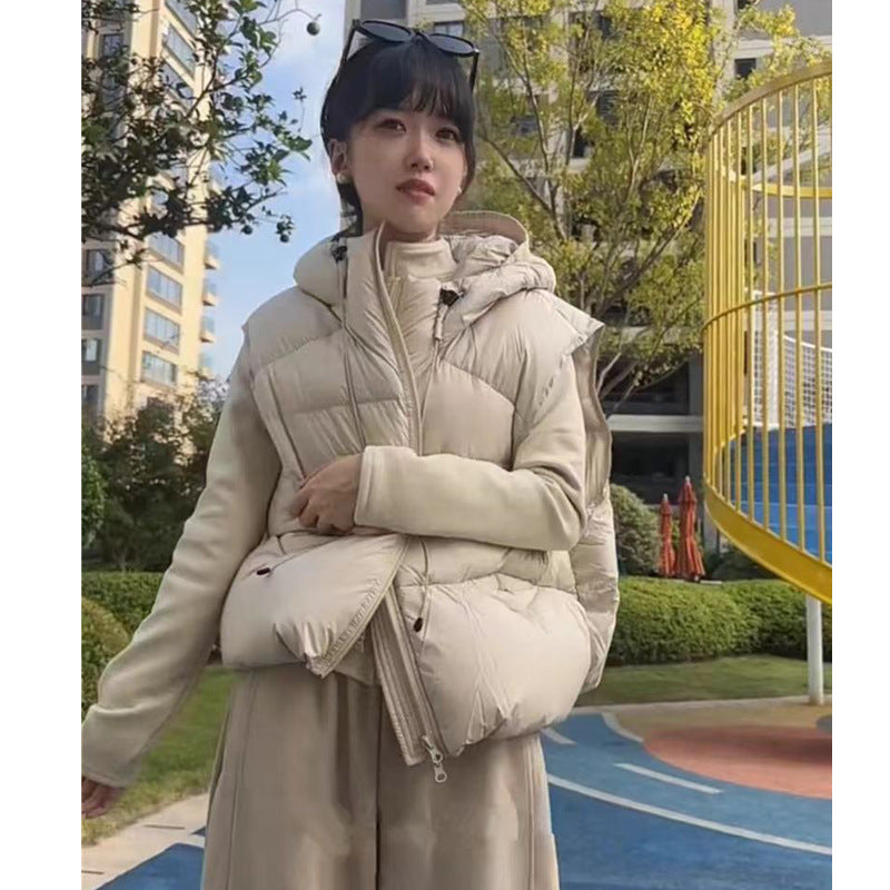 Padded Vest-style Jacket