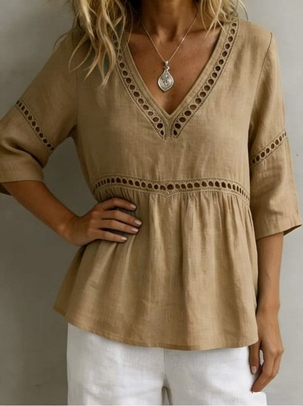 Casual Fringed Top
