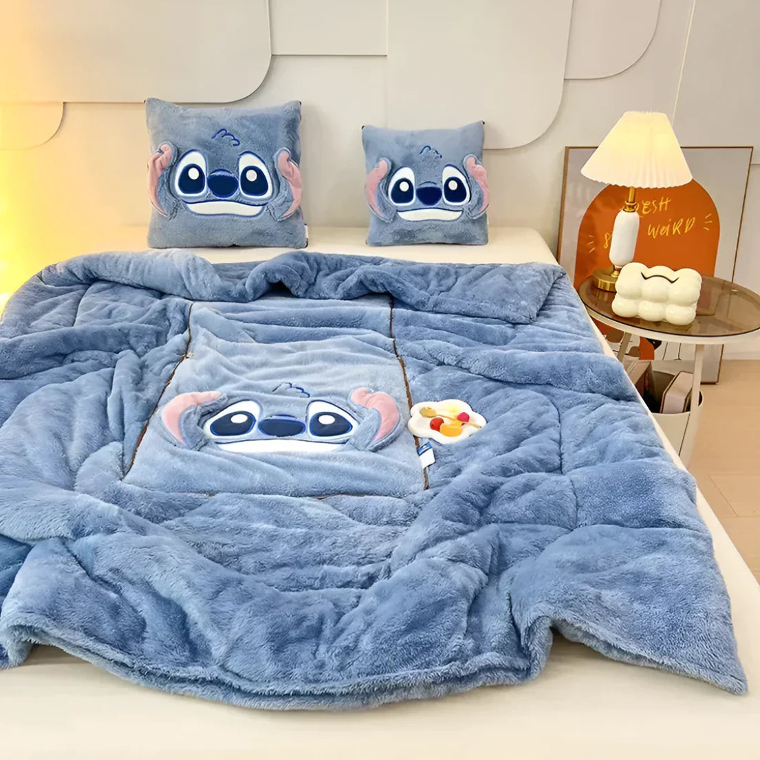 Stitch Blanket™  2 in 1 Cushion + Blanket 💙