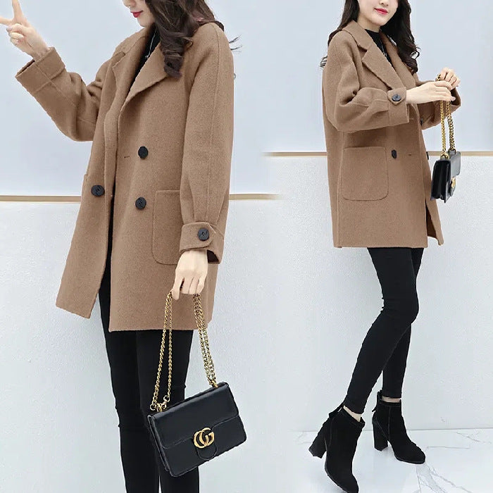 Mid Length Wool Coat
