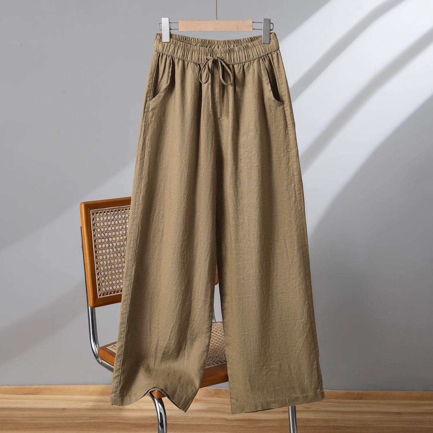 Straight-leg Casual Pants