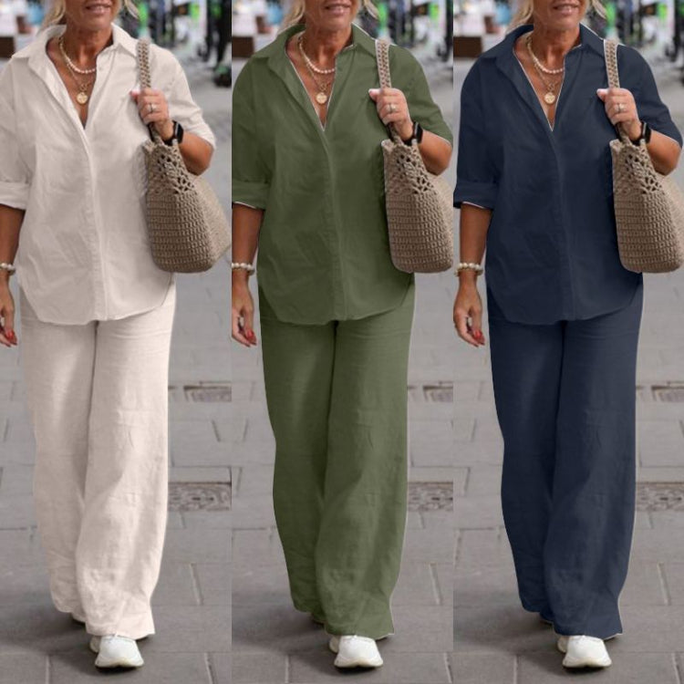 Casual Solid-Colored Pants