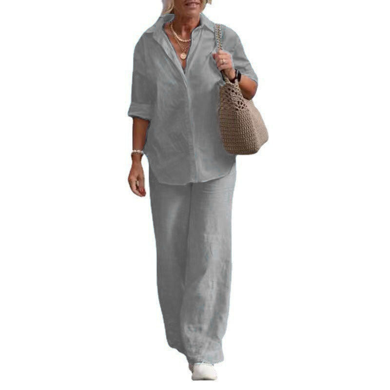 Casual Solid-Colored Pants