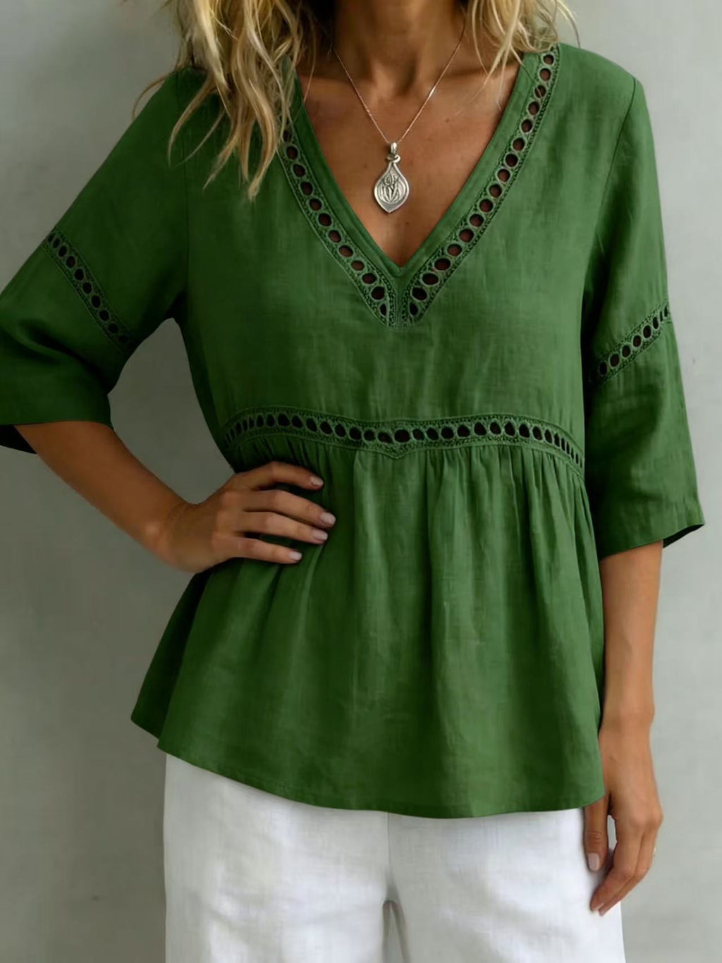 Casual Fringed Top