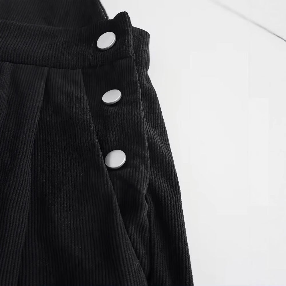 Sunflower Corduroy Suspender Pants