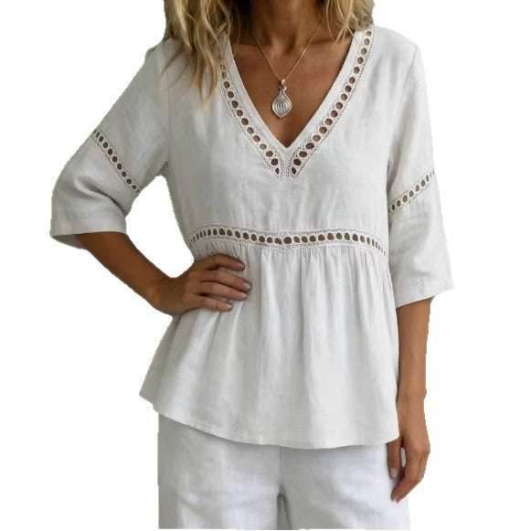Casual Fringed Top