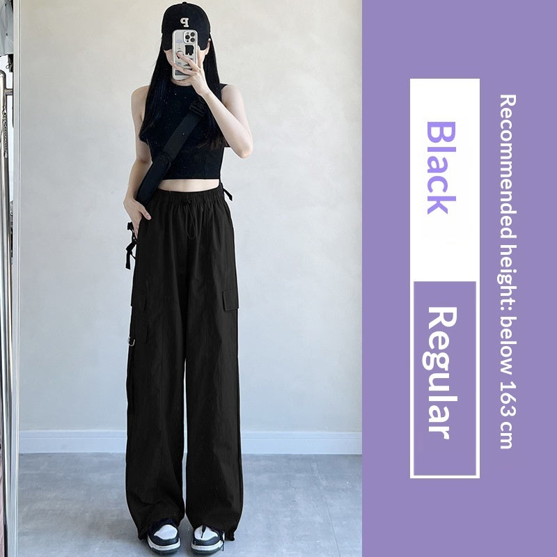 Purple Parachute Work Pants For Women