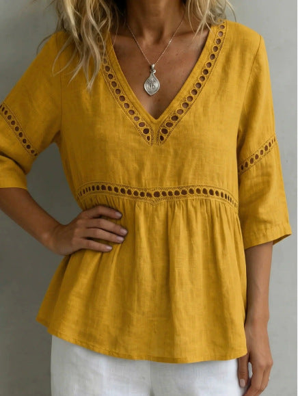 Casual Fringed Top