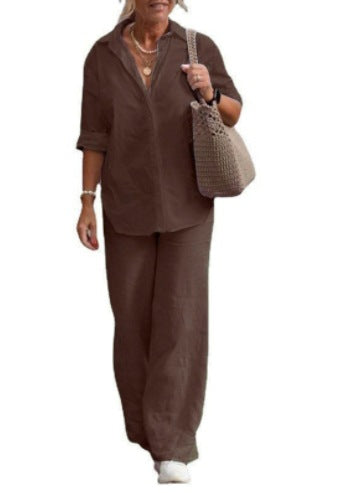 Casual Solid-Colored Pants