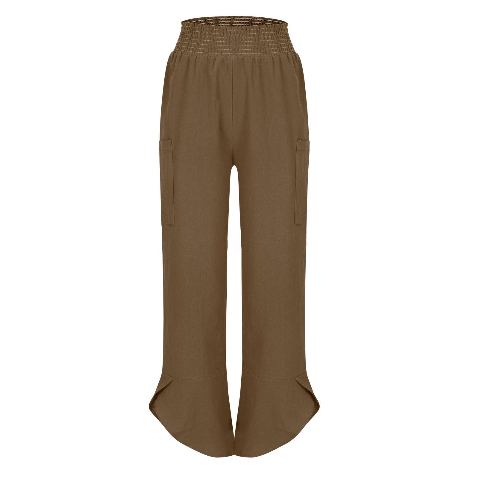 Side-Pocket Cropped Trousers