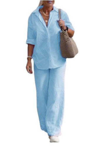 Casual Solid-Colored Pants