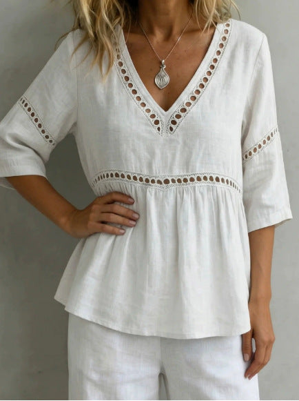 Casual Fringed Top