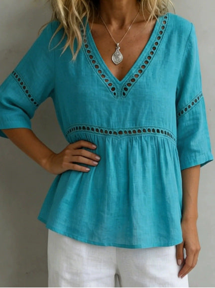 Casual Fringed Top