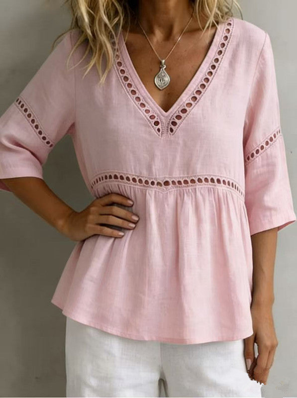 Casual Fringed Top