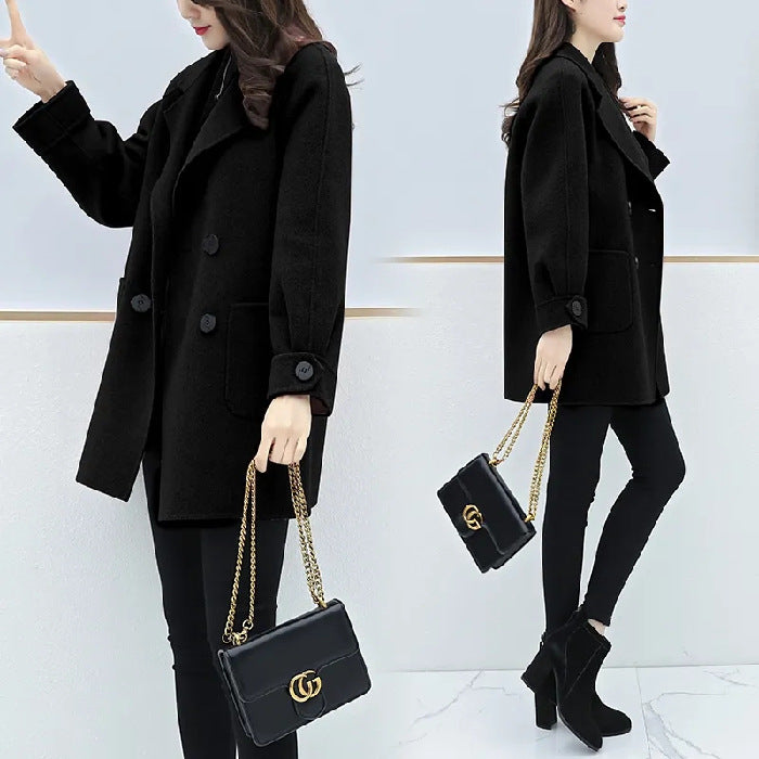 Mid Length Wool Coat