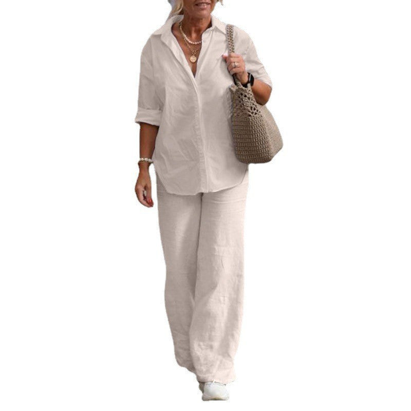 Casual Solid-Colored Pants