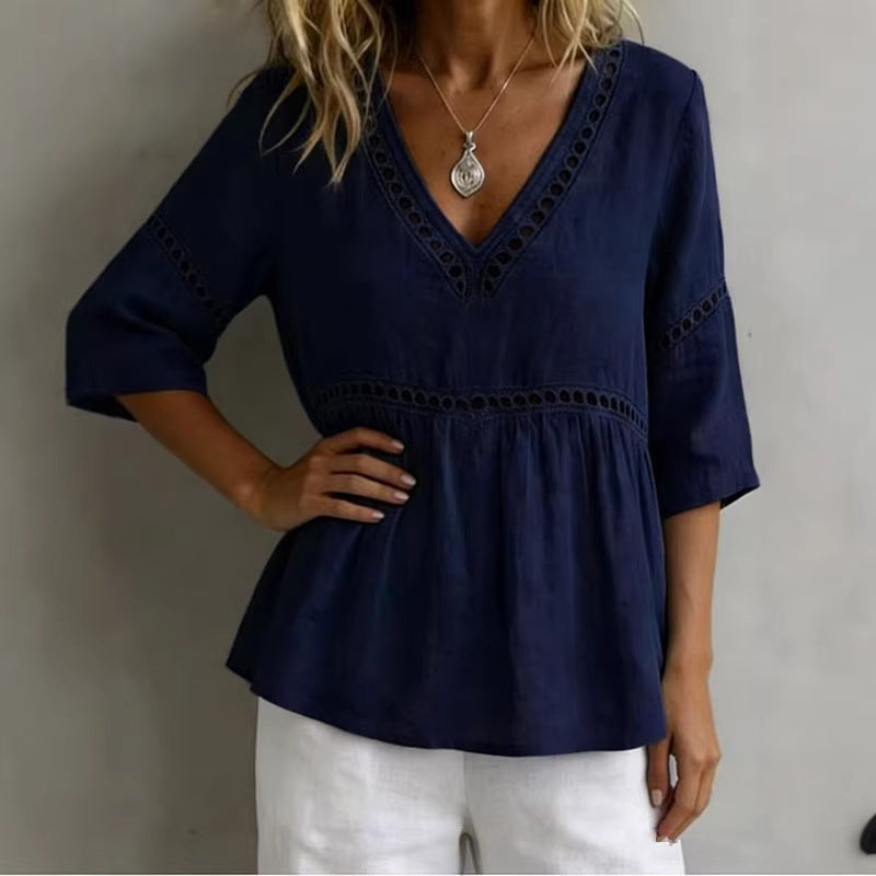 Casual Fringed Top