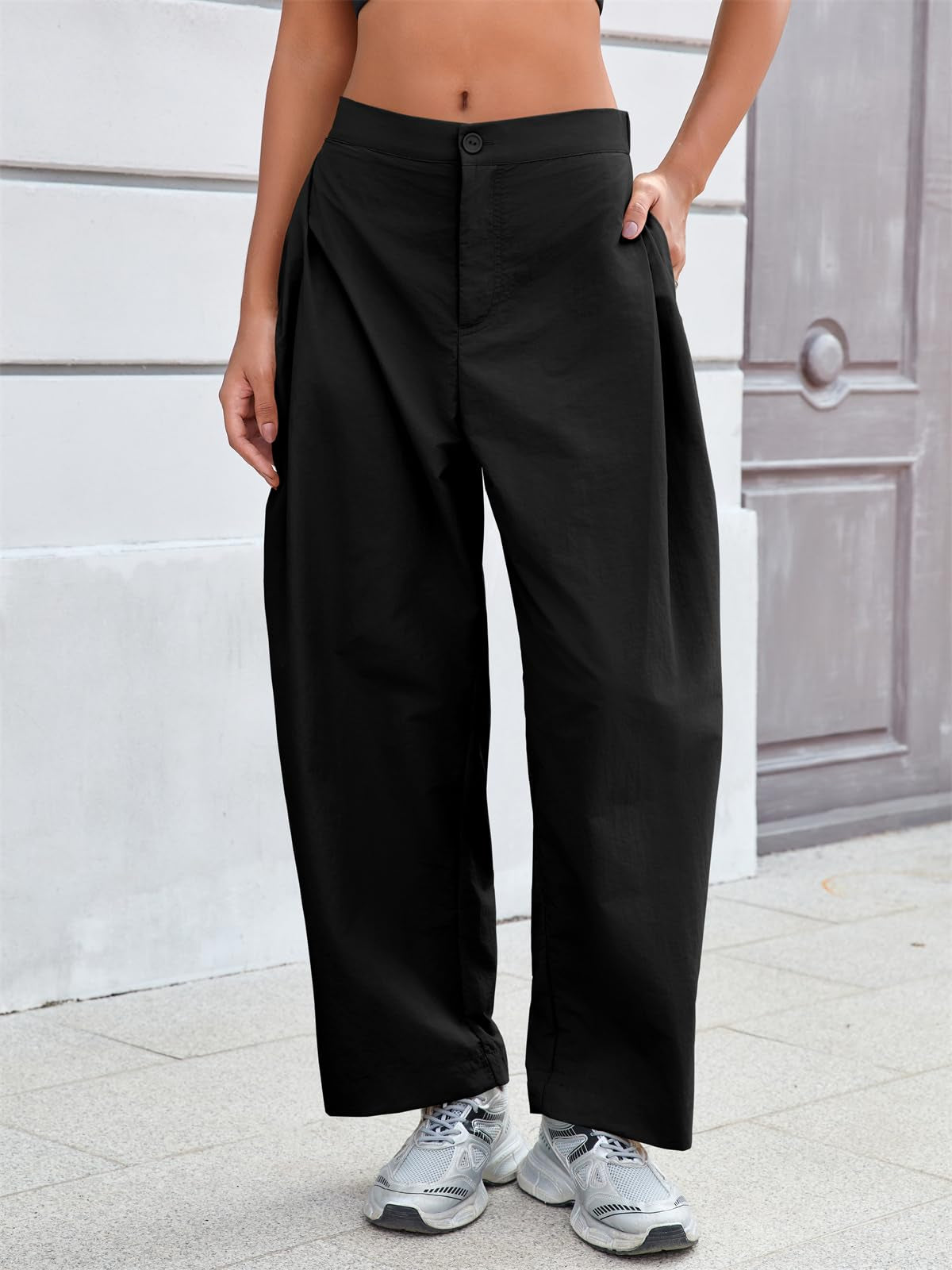 Fisoew Barrel Pants