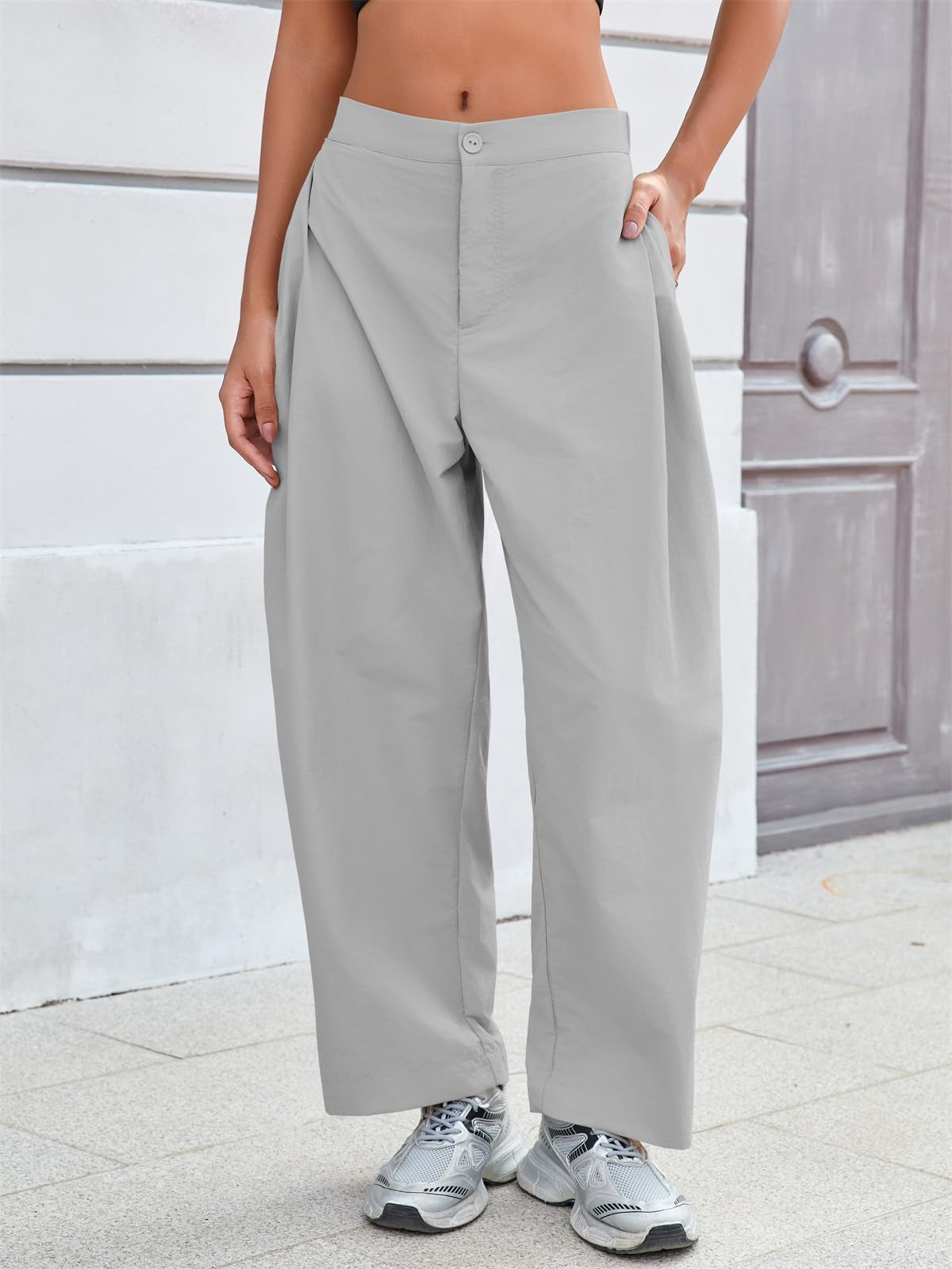 Fisoew Barrel Pants