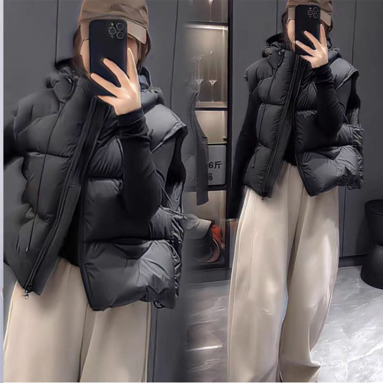 Padded Vest-style Jacket