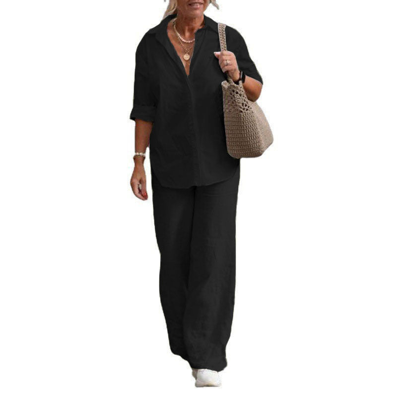 Casual Solid-Colored Pants