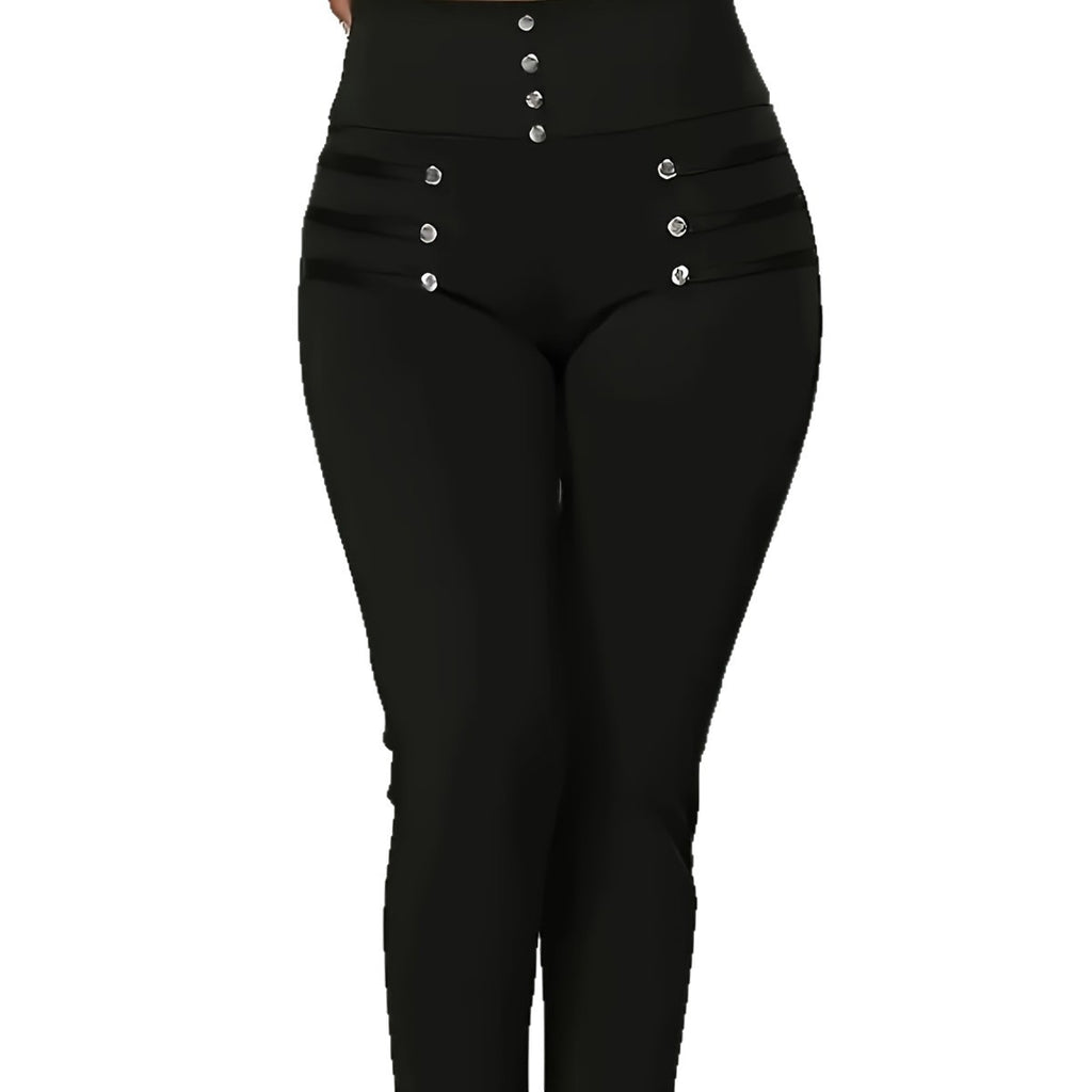 High-waisted Slim-fit Trousers