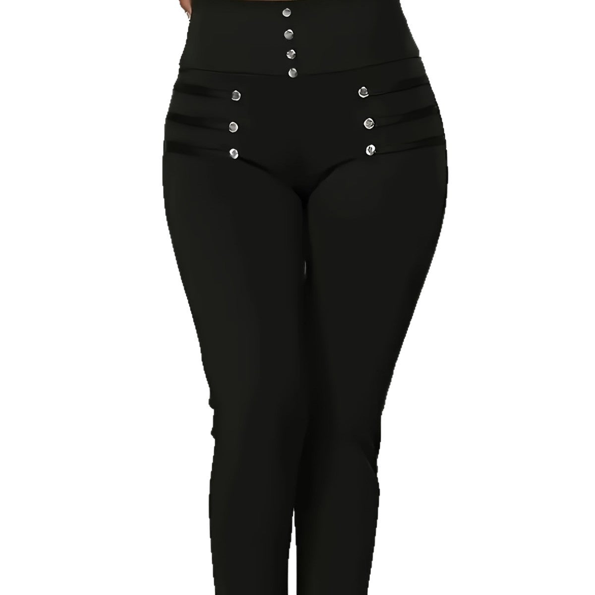 High-waisted Slim-fit Trousers