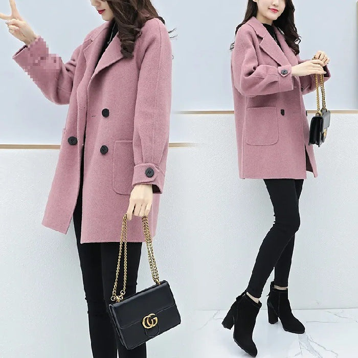 Mid Length Wool Coat