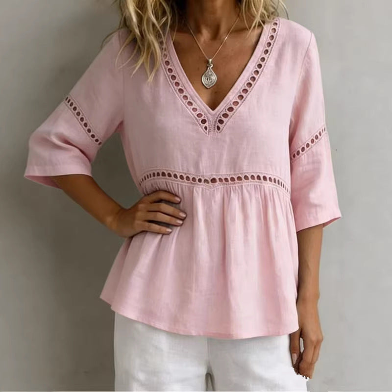 Casual Fringed Top