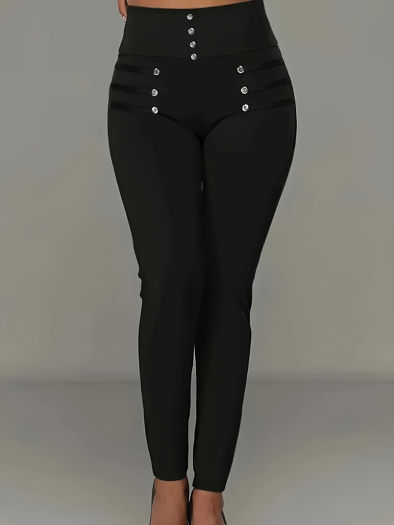 High-waisted Slim-fit Trousers