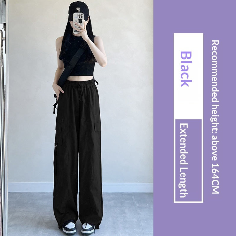 Purple Parachute Work Pants For Women