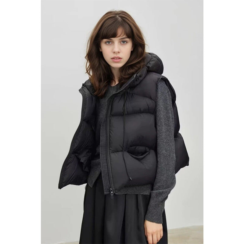 Padded Vest-style Jacket