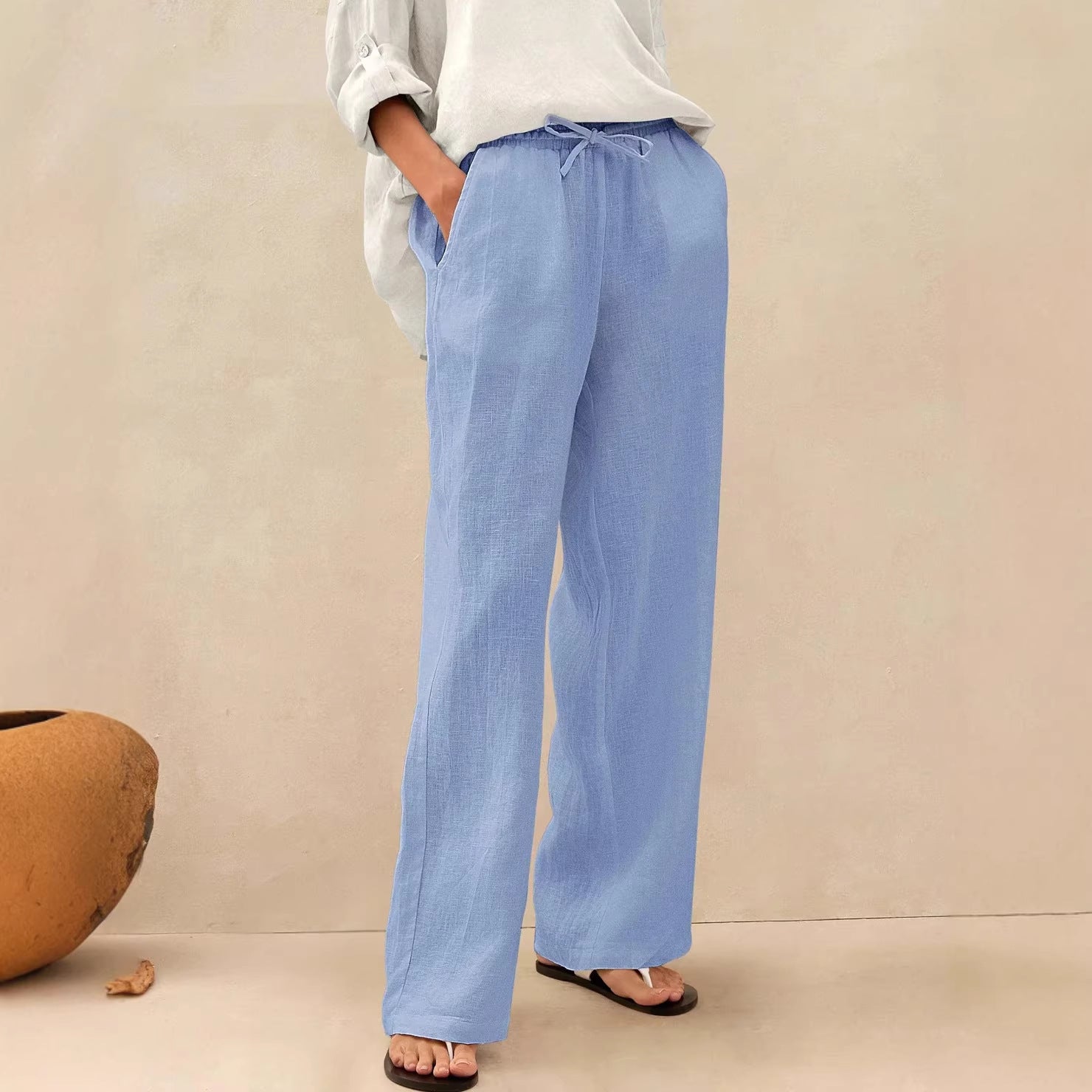 Comfortable Straight-Leg Pants