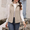 Sleeveless Zippered Lightweight Vest
