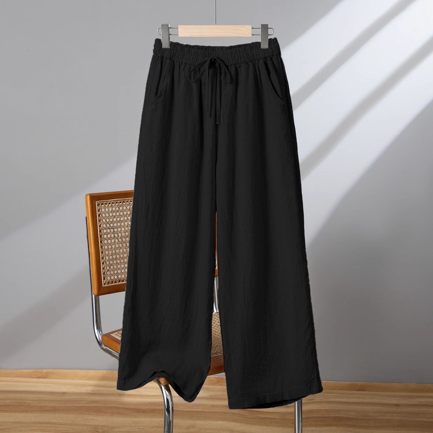 Straight-leg Casual Pants