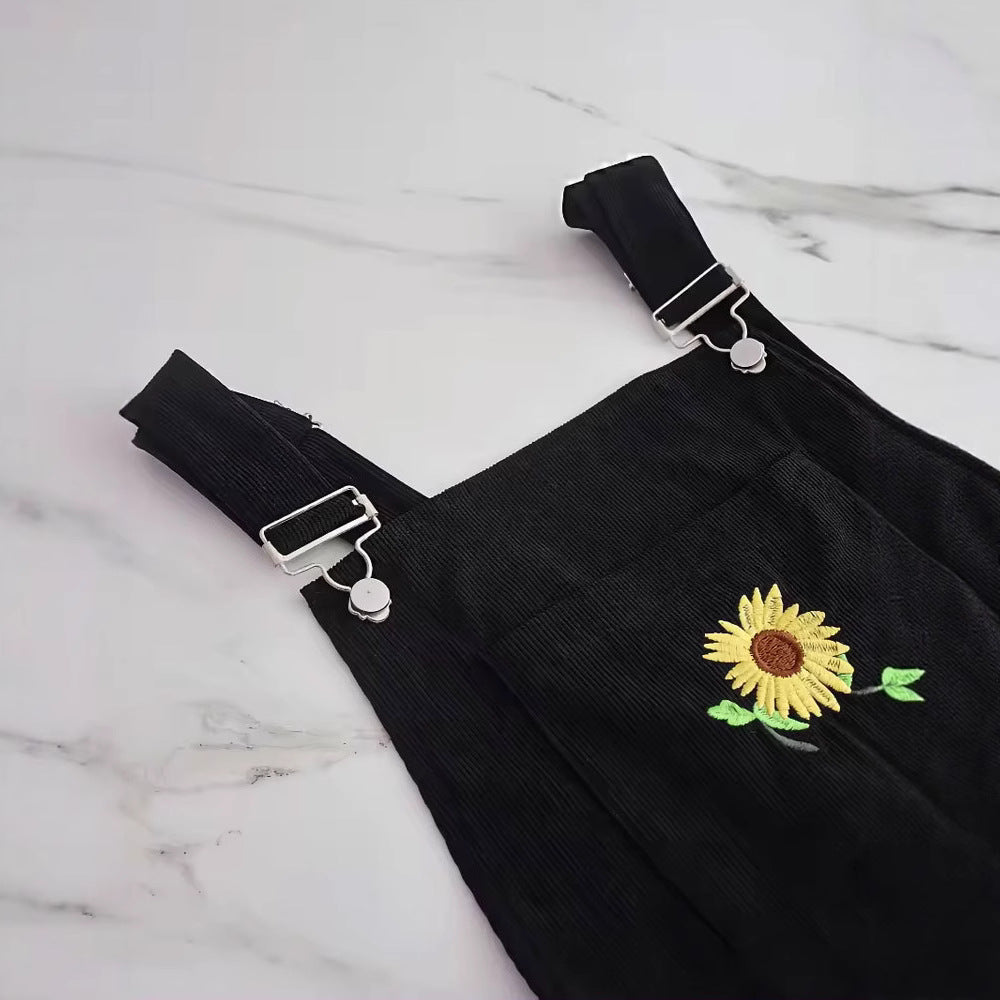 Sunflower Corduroy Suspender Pants